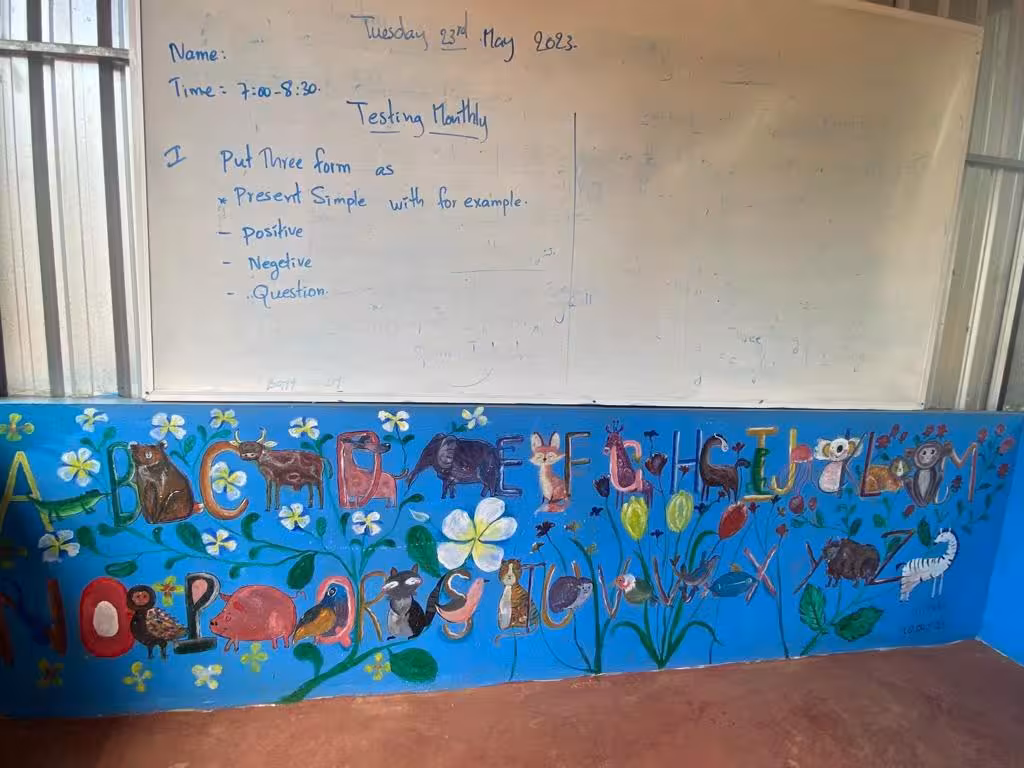 Mural Painting in School 6